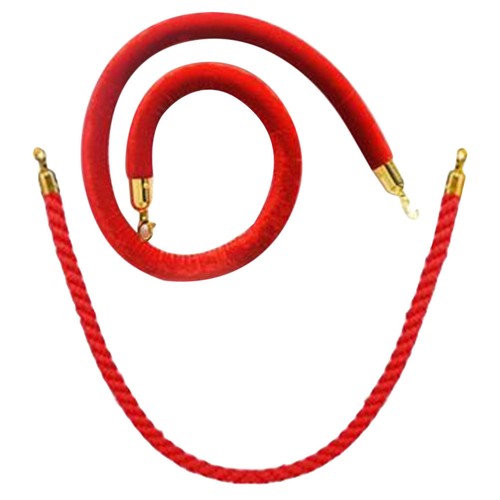 2pcs red crowds control - red, ropes