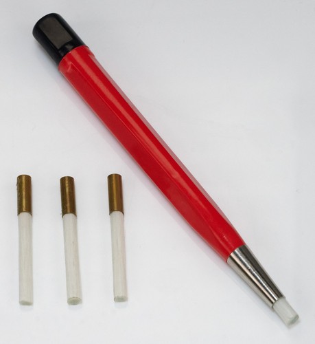 Fibre glass scratch brush - scratch,