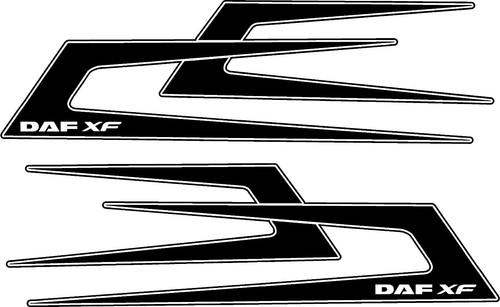 Daf swedish boomerang - swedish, decal