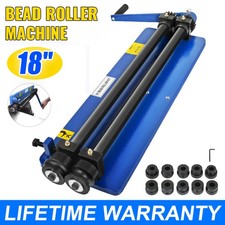 18" Bead Roller Former Swager Rotary Metal Sheet Swaging Machine 6 Roll Set UK