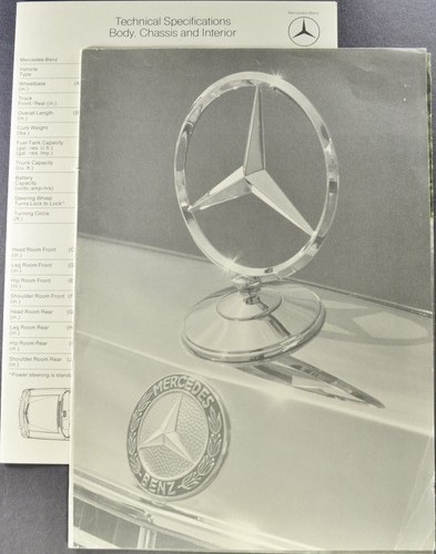 1975 mercedes benz brochure - mercedes-benz,