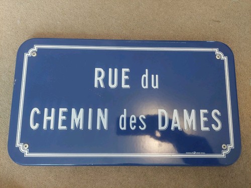 Vintage french enamel street - vintage,