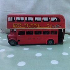 TRIANG MINIC TOYS= DOUBLE DECKER LT BUS-Frog/ Tri Ang Pedal Motors