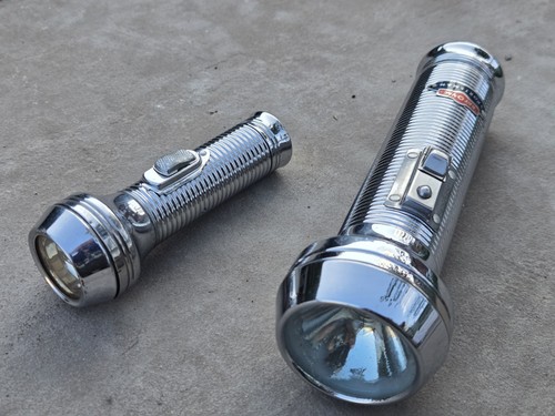 Vintage chrome torches ray - torches, o