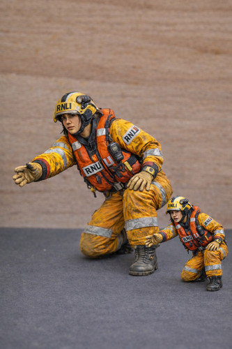 Female lifeboat rescue crew - r1,