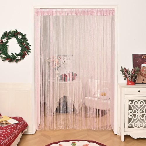 Hanging beaded curtains - hanging, string