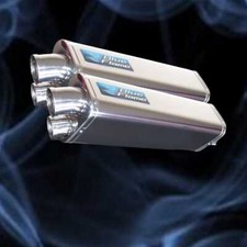 Suzuki GSXR1300 Hayabusa 2021 Exhaust Silencer Muffler - Tri-Oval - Stainless...