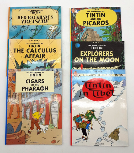 Tintin books bundle hergé - x,