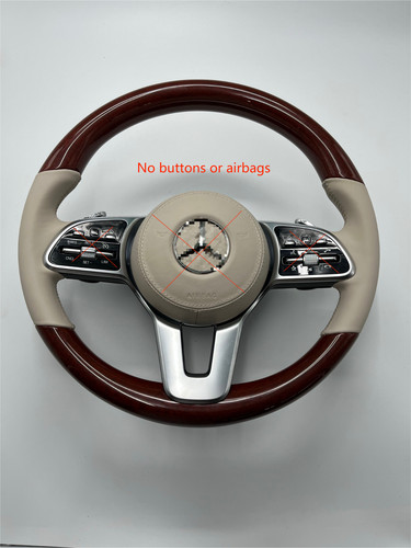 Wood grain beige steering - &,
