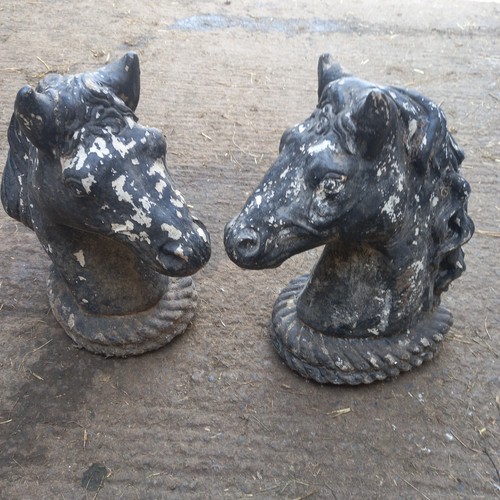 Large horse head concrete - horse,