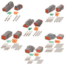 DEUTSCH DT SERIES MULTI PLUG WATERPROOF CONNECTOR 2 3 4 6 8 12 WAY PIN KIT