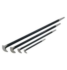 4 pc Heel Pry Bar Set roll head Crow Bar Slipper Foot Lever Tool 150-500mm 1487