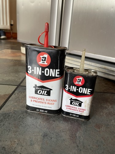 Old oil cans - oil,