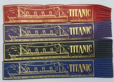 Titanic Leather Bookmark