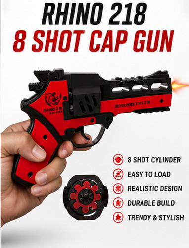 Viral shot cap - toy, rhino