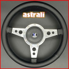 13" Triumph Spitfire Leather Sports Steering Wheel & Boss Fits Up To 1975