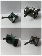 Britains Diecast Field Guns – Joblot of 4 (3 Variants incl. 25Pdr) – FREE SHIP