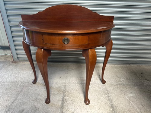 Vintage mahogany half moon - mahogany,