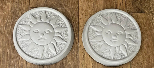 Set two sun face - two, stepping