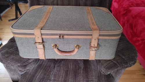 Suitcase solight leather - leather, &