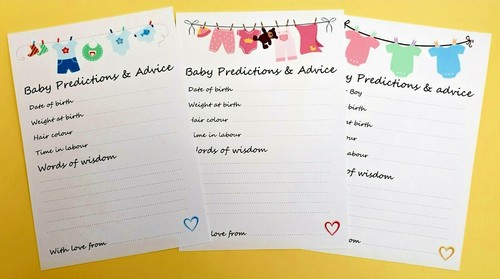 Baby shower prediction - shower, &