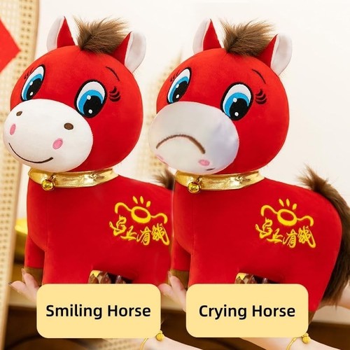 25cm cute crying horse - crying,