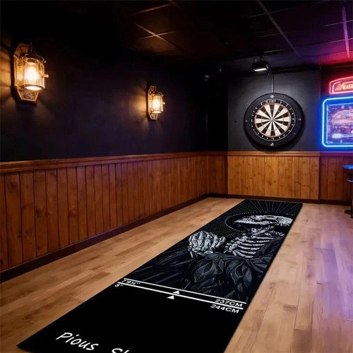 Dart mat with oche non - dart,