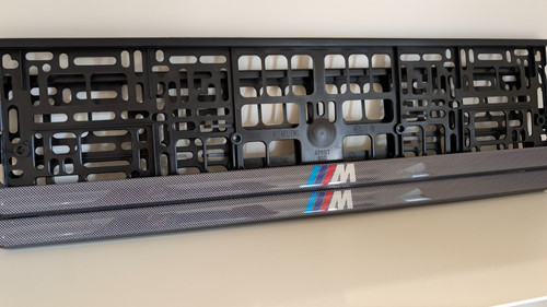 Car number plate - 2x, frame
