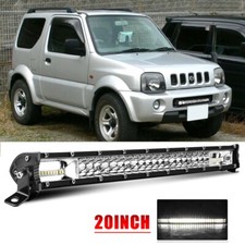Dual Row 20" Low Bumper LED light bar Spot Flood Combo Offroad For Suzuki Jimny 
