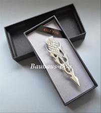 KILT PIN PEWTER THISTLE