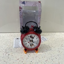Vintage Disney Alarm Clock Minnie Mouse Battery Powered Disney Parks
