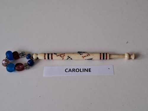 Antique bone lace - bone, bobbin