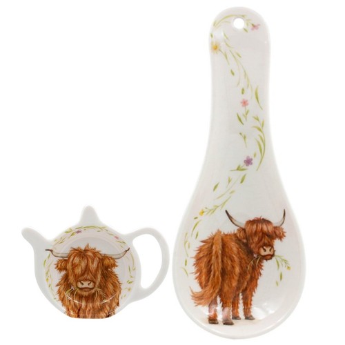Leonardo highland cow melamine - leonardo,