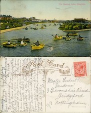Skegness Boating Lake GB 1933 Cancel 