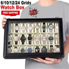 MENS 6 10 12 GRIDS PU LEATHER