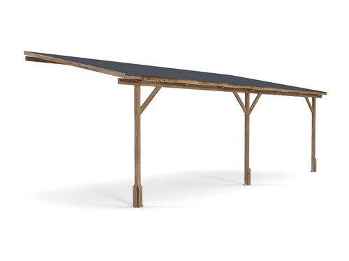 Lean gazebo 6x3m wooden - gazebo,