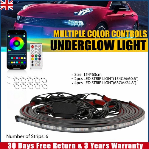 Rgb led under car - 6x,