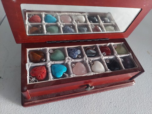 Vntg set heart shaped - (12),