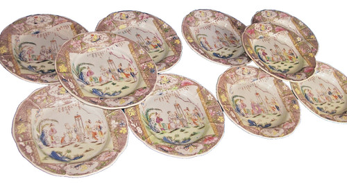 Masons ironstone china - masons, plates
