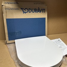 Duravit ME by Stark Soft Close Toilet Seat - White Alpin - Part No:0020090000