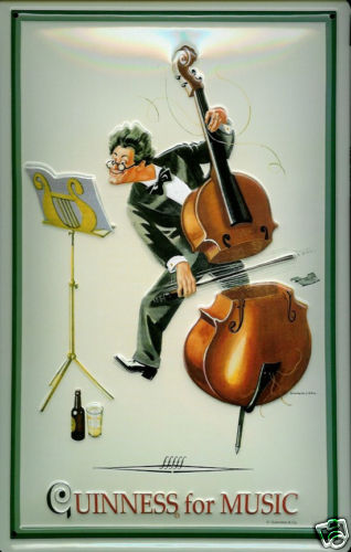 Guinness musician miniature - ,