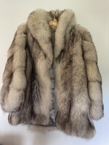 Genuine vintage blue fox fur - vintage,
