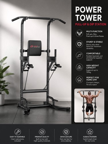 Power tower pull bar - tower,