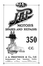 (0668) J.A.P. 350cc engine models parts book