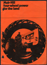 1971 Muir-Hill 101, 110 and 161 Tractor Brochure Leaflet