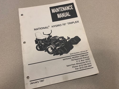1997 national hydro triplex - hydro, 70