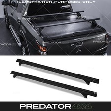 BLACK TRUCK BED CROSS BARS BED