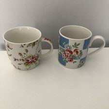 Cath Kidston 2 x Floral Mugs