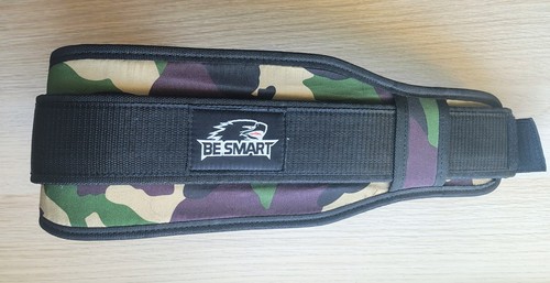 Weightlifting camo belt back - belt,