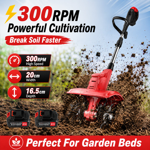 Cordless garden cultivator - cordless,